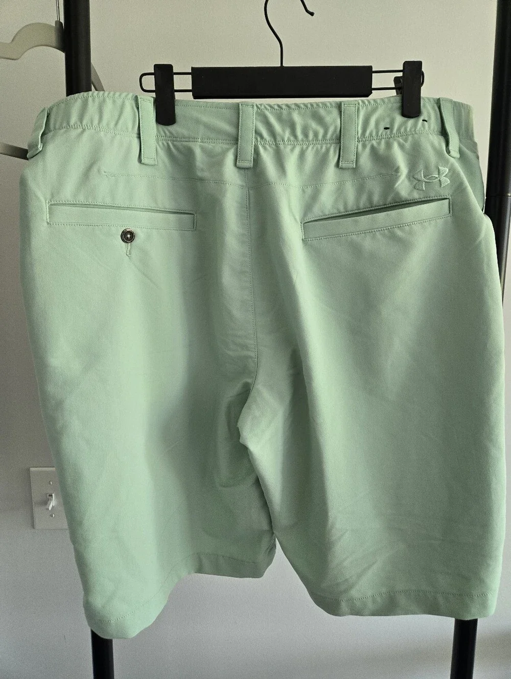 Under Armour Men’s Golf Shorts Size 40 Mint Green HeatGear Loose Fit